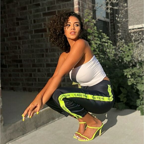 Lime Square Toe High Heel - Picture 6 of 7